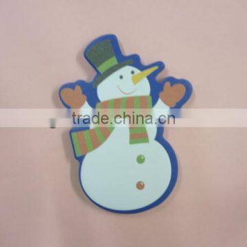 Snowman shaped sticky notes