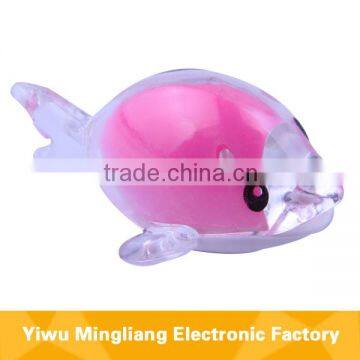 Funny LED Dolphin Keychain With Light