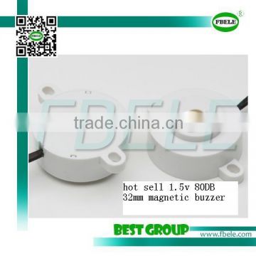 hot sell 1.5v 80DB 32mm magnetic buzzer FBPB3214C