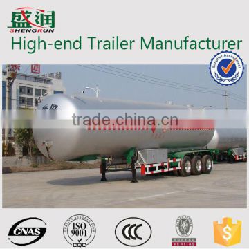 lpg tank semi trailer / lpg transport trailer / large capacity good quality lpg tanker trailer for sale