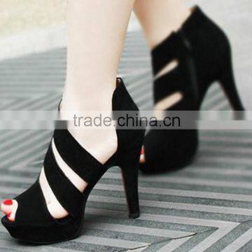 2015 summer fashion breathable female high heeled sandles