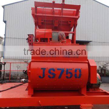 High yield cheap price small JS 750 concrete mixer with CE ISO9001