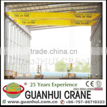 steel box type double beam overhead crane frame