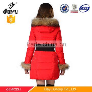 Warm Winter Beauty Jacket Design Fashion Coat Suit Woman, Custom Fur Collar Jacket Down Coat photo-5