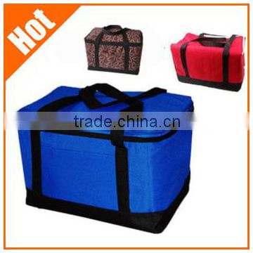 folding insulated cooler bag Large meal package lunch cold bag ice pack cooler bag 600D material