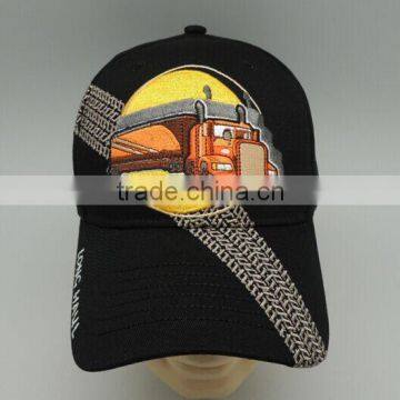 New fashion black unisex 6 panel untructured embroidered custom baseball cap wholesale