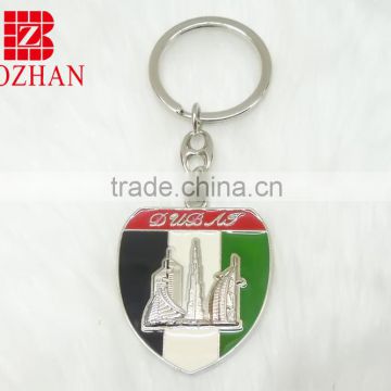 Custom dubai promotional gifts metal key chain