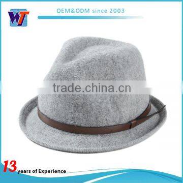 Custom Your Own Logo Promotional Fedora Hat Felt Hat photo-4