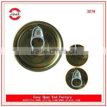 307#83.3mm Full Open Tinplate Easy Open End for Canned Bean photo-3