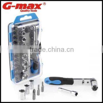 G-max Hand Tools High Quality 23pcs Socket Torx Screwdriver Set GT51010