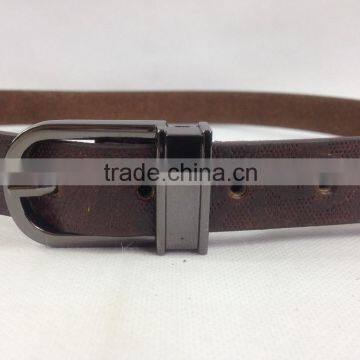 Embossed Design With Horse Buckle for Girl photo-3