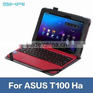 SIKAI Stand PU Leather Protective Case For Asus T100ha T100 10.1" Tablet Case