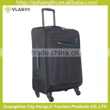 2016 hot sell oxford polyester eva trolley bags luggage with lock