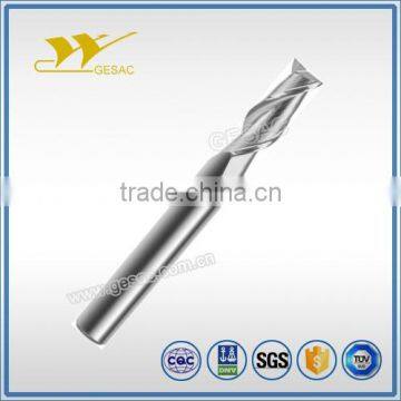2 Flute Standard Length Square End Mill for Aluminum Milling