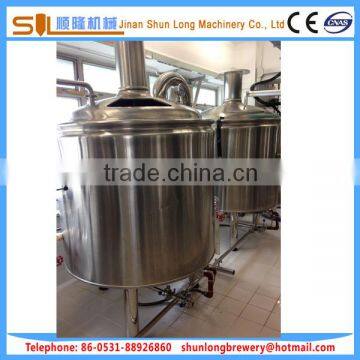 virgin food grade material 1000l brewing equipment 7bbl beer brewery house