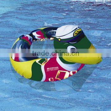 Navy duck PVC inflatable swim ring