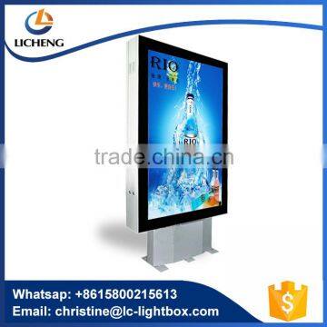 High Quality Aluminum Frame Double Side Standing Light Box