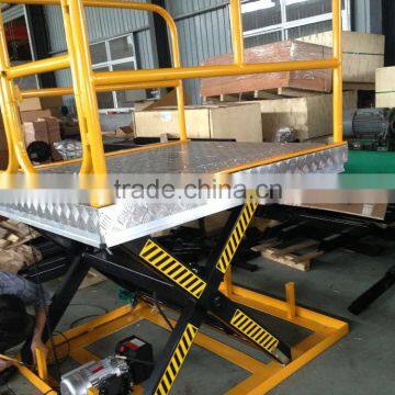 Scissor Lift Table with rail