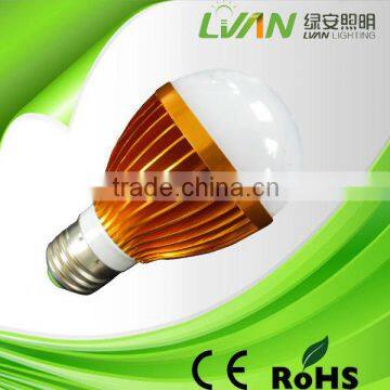 3w E27 SASO, EMC, ROHS UL FCC new led bulb