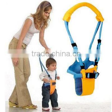 new Belt Moon Baby Walker - Learn To Walk Assistant/Helper - Orange and Blue