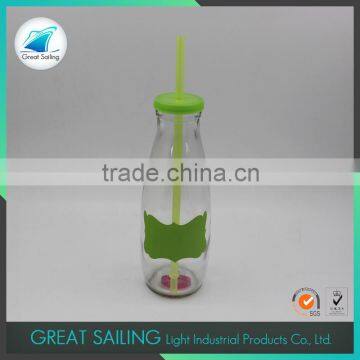 250ml 500ml Empty Glass Milk Bottle Juice Bottle