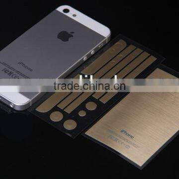 Gold Mirror Back Screen Protector for Apple iPhone 5 iPhone 5S