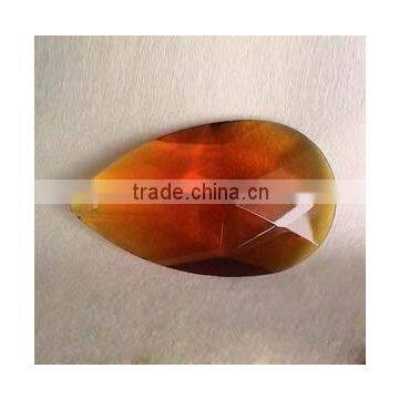 Amber color crystal lamp shade