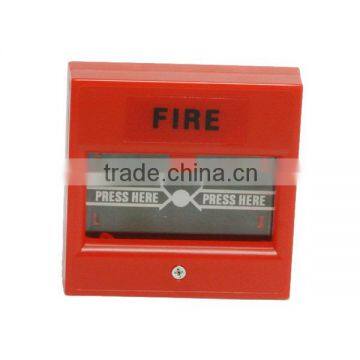 Wall Mounting fire alarm break glass manual fire alarm call point with cover