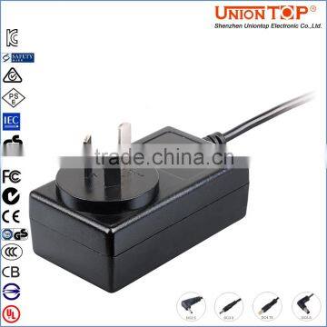 Wall Plug-in UL Listed AC DC Adapter 24V 1A 24W Power Adapter