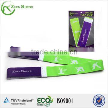 Zhensheng stretch fabric yoga strap yoga elastic band