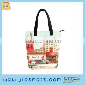 travelling bag canvas straight handbag sublimation printing