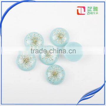 Sunflower Pressed Natural Real Flower Resin Cabochons, Flat Back Flower Resins Cabochon photo-3