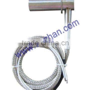 cartridge heater with soft metal protective sleeve