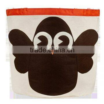 Sturdy 600D Polyester Basket Kids Toy Storage Bin Fabric