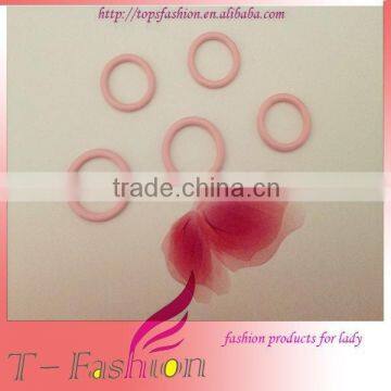 Nylon coated bra strap ring and adjuster