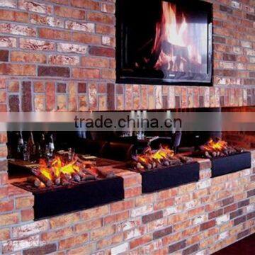 3D Flame no Cast Iron Square Round 220v Electric Fireplace
