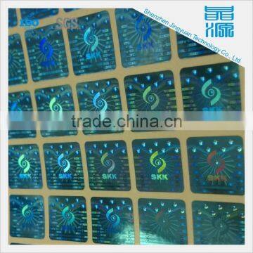 OEM holographic customized laser sticker