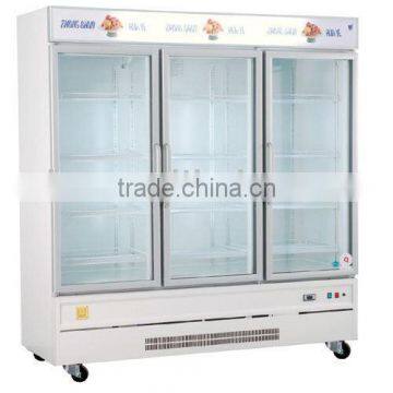 3 doors Upright Refrigeration Showcase