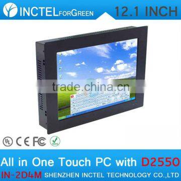12.1 Inch Intel Dual Core D2550 1.86Ghz All-IN-One Touchscreen 1024*768 4:3 LED Panel PC With Win.7 XP photo-6