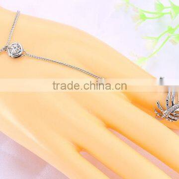 Stainless Steel Jewelry Feather Leaf Rings photo-3