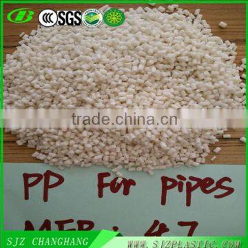 SGS Approved Recycled white color PP Granules for pipes/Tube