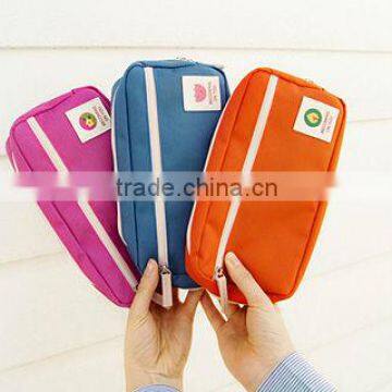 2013 Best Design Cheap Pencil Cases with Zipper,OEM Manufacture Funny Solid Color Pouch