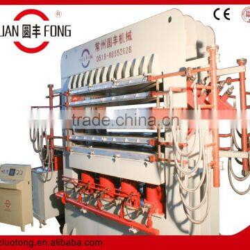 Multilayer Melamine Lamination Press Line for Plywood,HPL,bamboo Boards,insulation Board,door photo-4