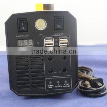 Portable Solar System With 500W Inverter, 35W Panel, 4 LED Bulbs for Indoor and Outdoor Lighting photo-4