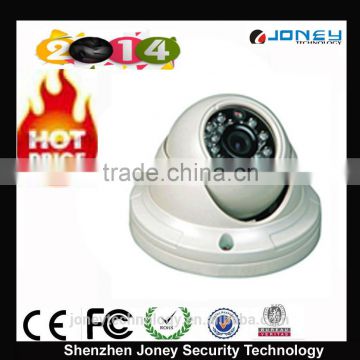 2016 Cheap security IP66 Vandalproof Metal Dome AHD indoors CCTV Camera with Fixed Lens