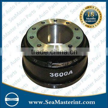 heavy duty truck brake drums for FUWA 3600A