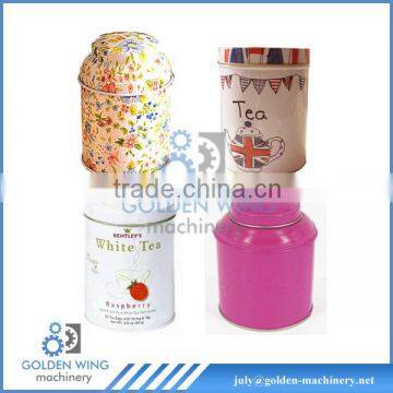 Chinese green tea box tin can container making machine production line