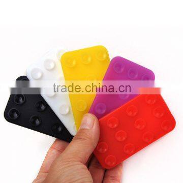 Double Side Silicone sucker Anti-slip Suction Cup Mobile Holder Cell Mobile phone mat