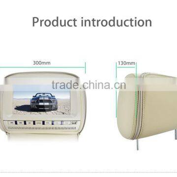 New model 9 inch car headrest pillow dvd player monitor