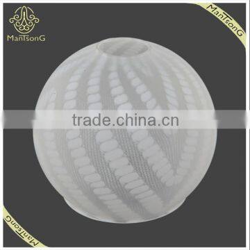 Beautiful Glass Lights Decorative Lampshades with Pattern, Net Weight for 92.8g